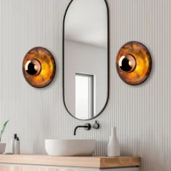 Kurt vägglampa Ø48 cm - Koppar