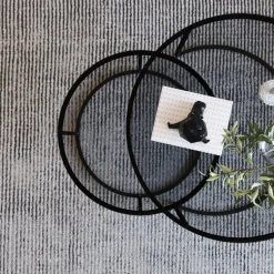 Kyoto satsbord Ø60/80 cm - Svart