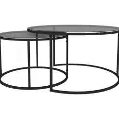 Kyoto satsbord Ø60/80 cm - Svart