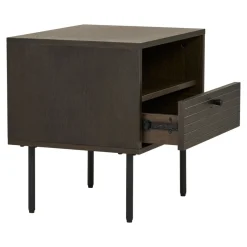 Kyoto sidobord - Rökt ek/svart