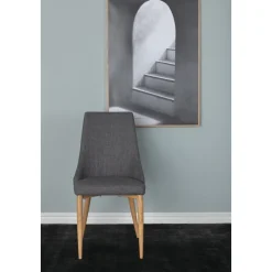 Laila matstol - Mörkgrå