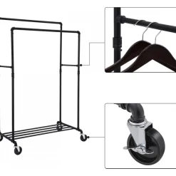 Lakej Duo klädställning - Svart