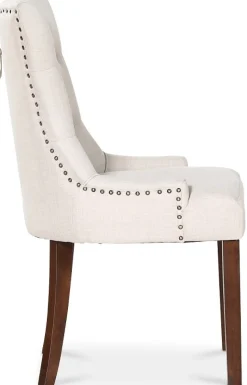 Lamier matgrupp Bord med 4 st Tuva stolar i Beige tyg med rygghandtag + 3.00 x Möbeltassar