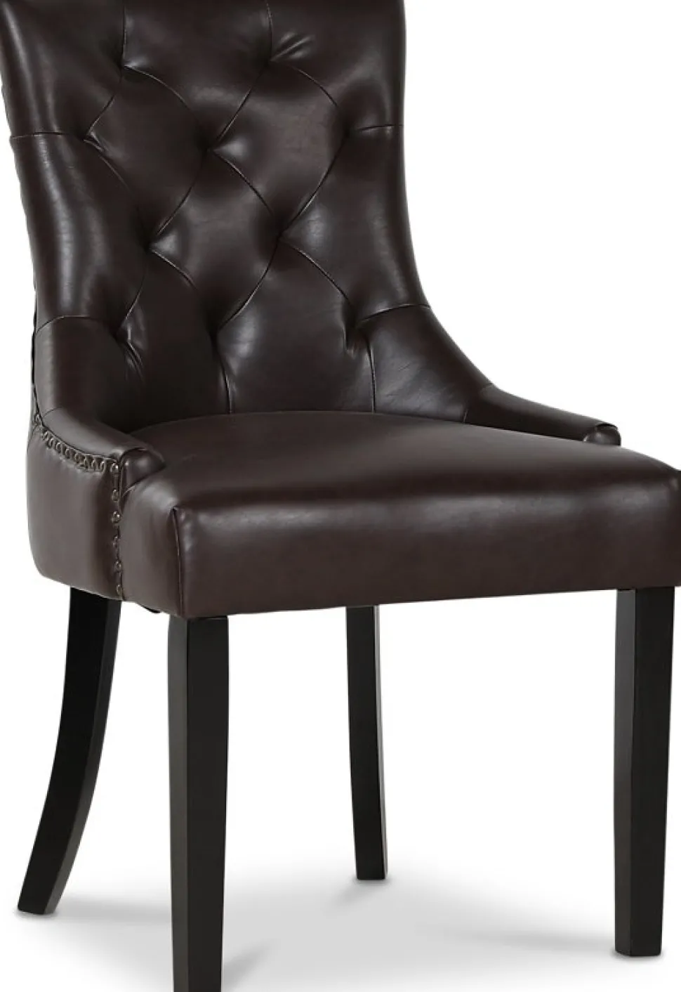 Lamier matgrupp Bord med 4 st Tuva stolar i brun PU + 3.00 x Möbeltassar