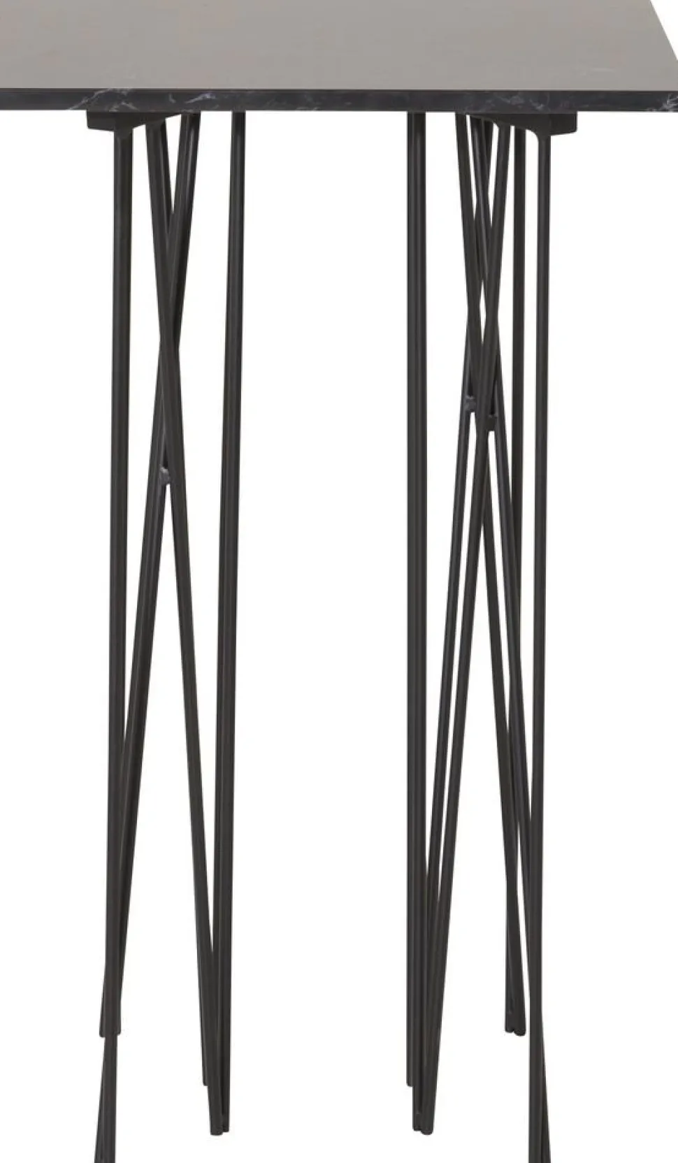 Lampbord 40 x 40 cm - Svart