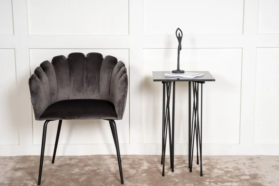 Lampbord 40 x 40 cm - Svart