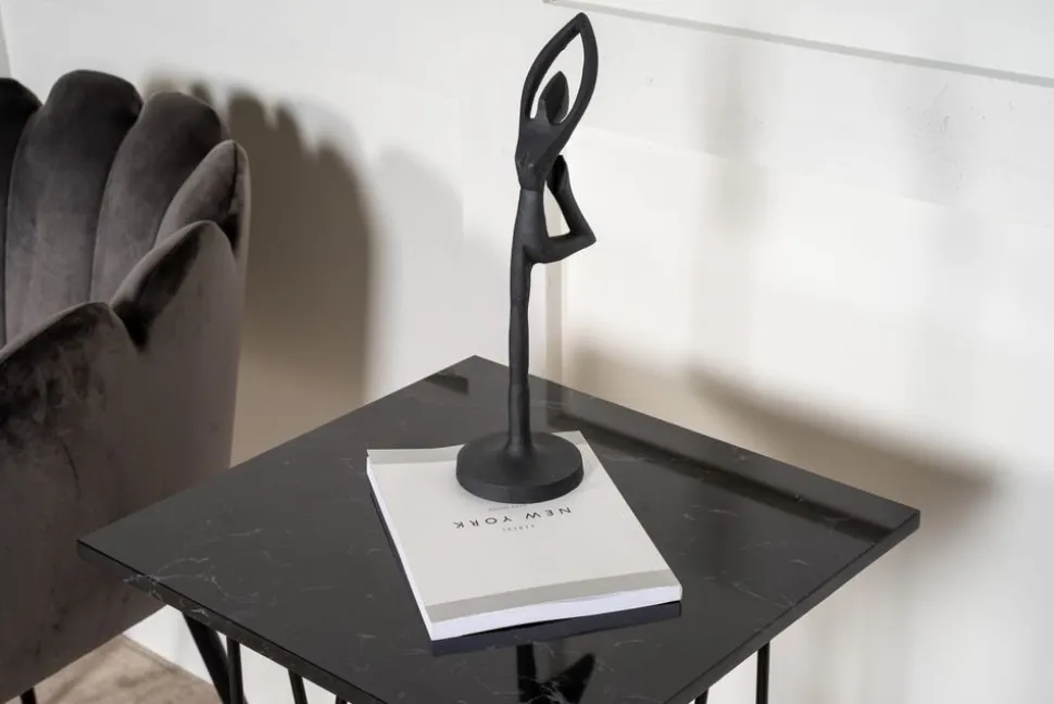 Lampbord 40 x 40 cm - Svart