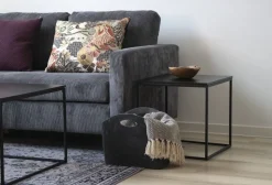 Lampbord 45 x 45 cm - Svart