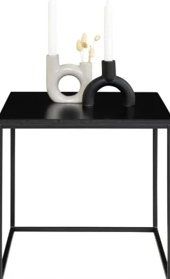 Lampbord 45 x 45 cm - Svart + Fläckborttagare för möbler