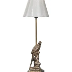 Lampfot höjd 56 cm antik mässing