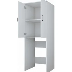 Lang tvättmaskinskåp 110 - Vit