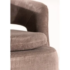 Laurel fåtölj - Brun manchester