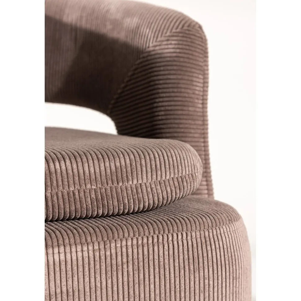 Laurel fåtölj - Brun manchester