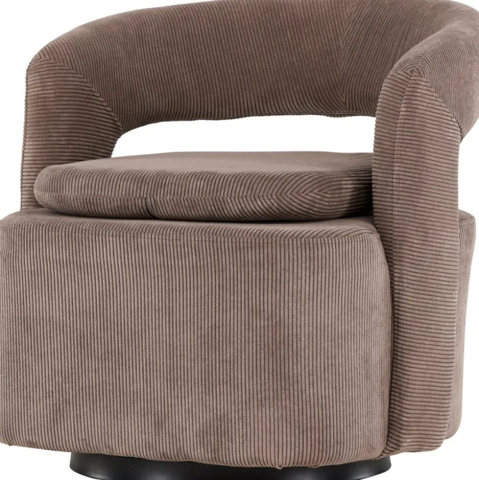 Laurel fåtölj - Brun manchester