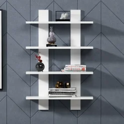 Laurel vägghylla - Vit