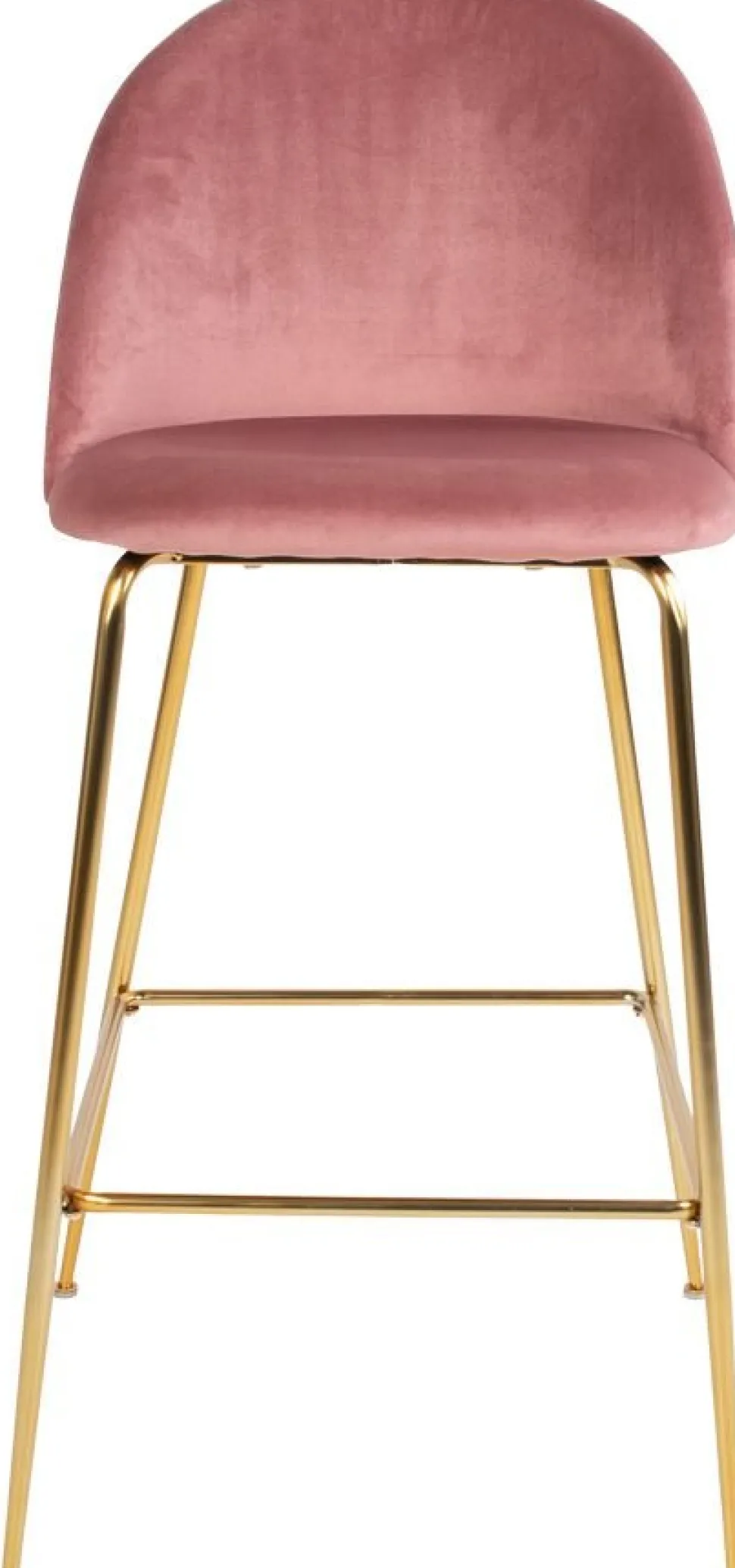 Lausanne Barstol - Rosa/mässing