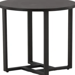 Lawton soffbord Ø50 cm - Svart