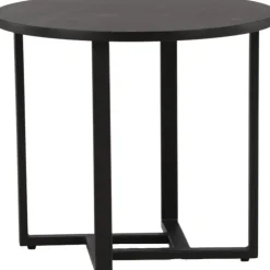 Lawton soffbord Ø50 cm - Svart