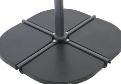 Leeds parasollsten - Svart + Textilskydd för utemöbler