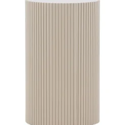 Lenox sidobord Ø30,5 cm - Beige