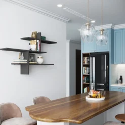 Leono vägghylla - Antracit