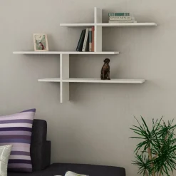 Leono vägghylla - Vit