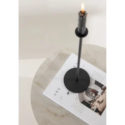 Ålesund sidobord Ø50 cm - Beige