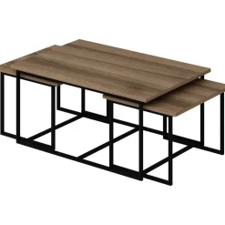 Levada satsbord 52/90 x 45/60 cm - Valnöt