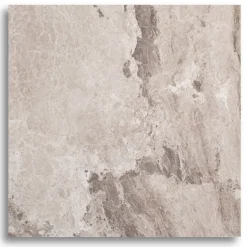 Level soffbord 75x75 cm - Grå beige marmor