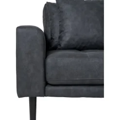 Lido divansoffa - Mörkgrå microfiber