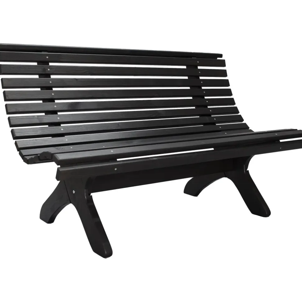 Lillesand sittbänk - Svart