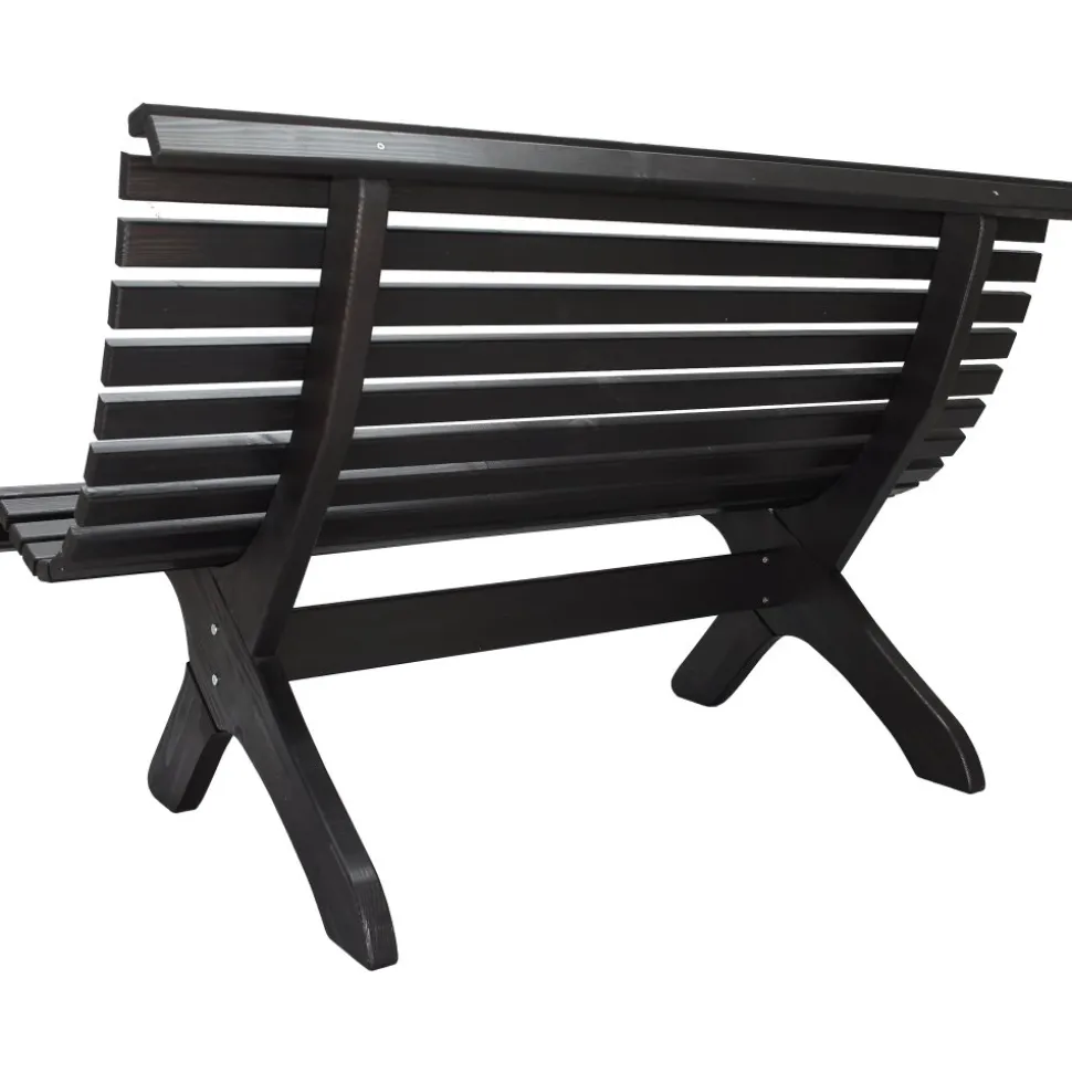 Lillesand sittbänk - Svart
