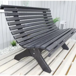 Lillesand sittbänk - Svart + Rengöringsmedel för utemöbler