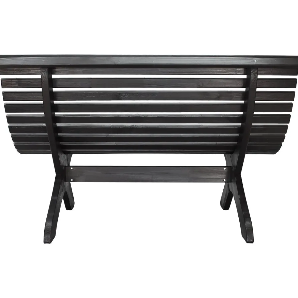 Lillesand sittbänk - Svart + Textilskydd för utemöbler