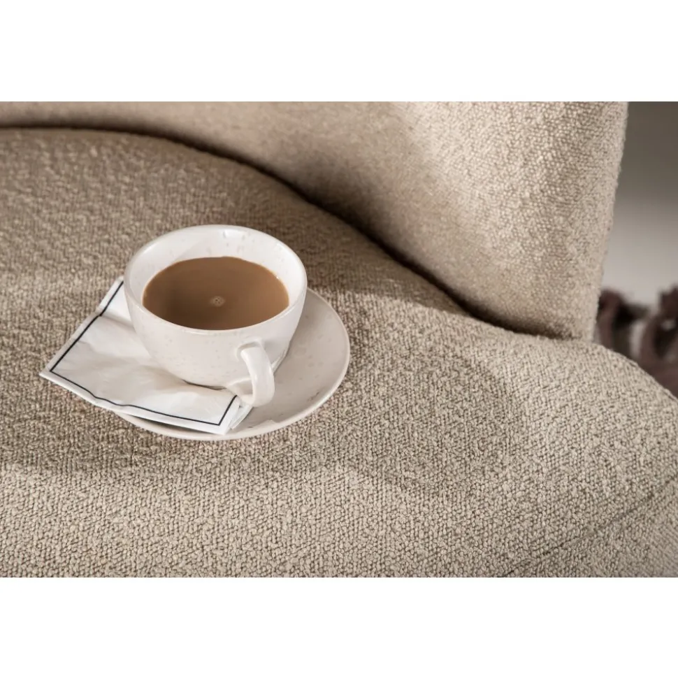 Lincoln fåtölj - Beige bouclè