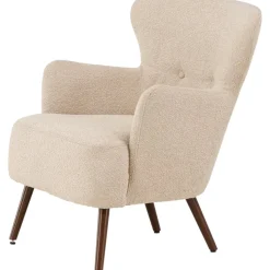 Lincoln fåtölj - Beige bouclè