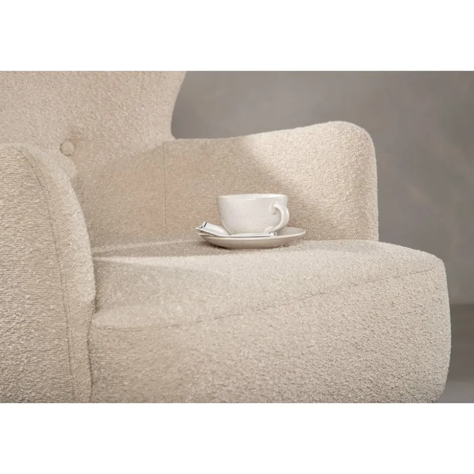 Lincoln fåtölj - Beige bouclè