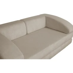 Lincoln 3-sits bäddsoffa i beige manchester