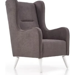 Linsey öronlappsfåtölj - Mörkgrå