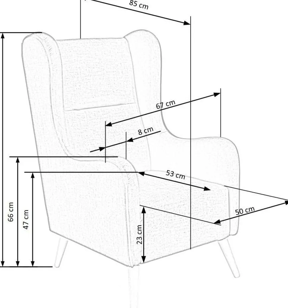 Linsey öronlappsfåtölj - Mörkgrå + Textilrengöring för möbler