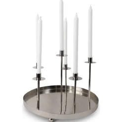 Ljusstake Myra för 6 st ljus - Krom