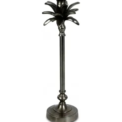 Ljusstake palm H40cm - Old silver