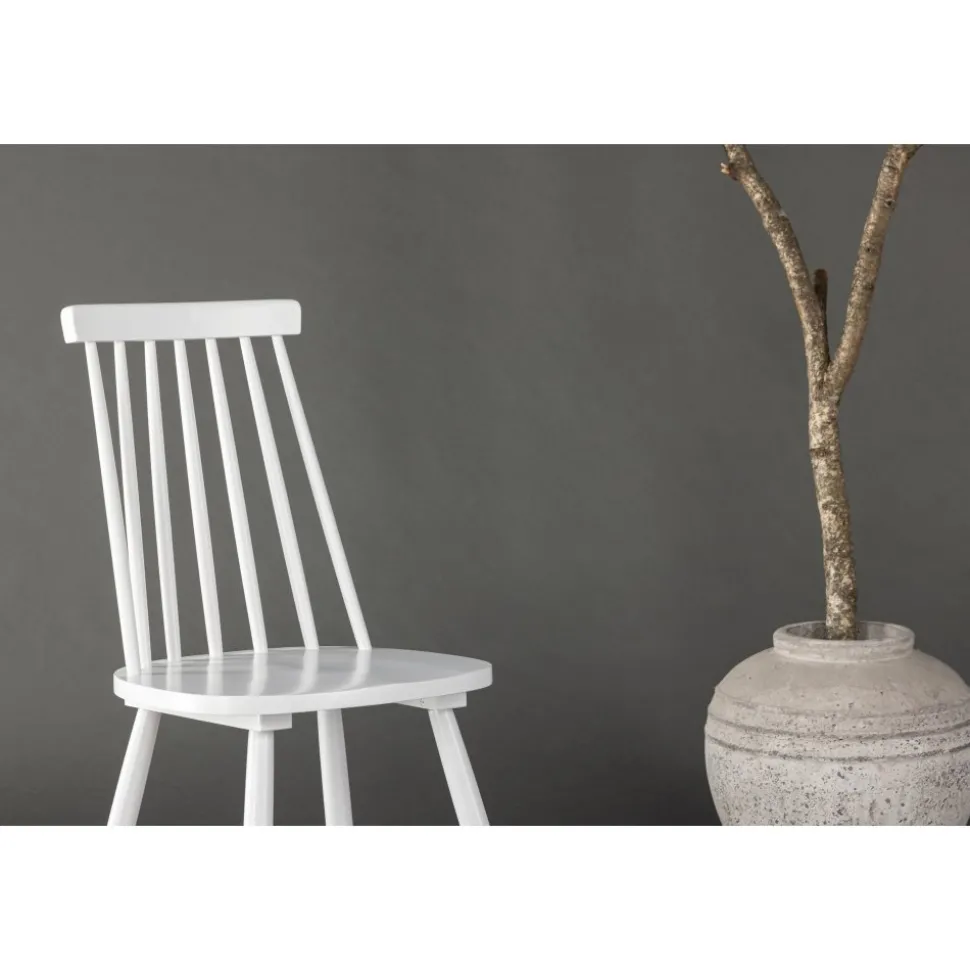 Lönneberga matstol - Vit