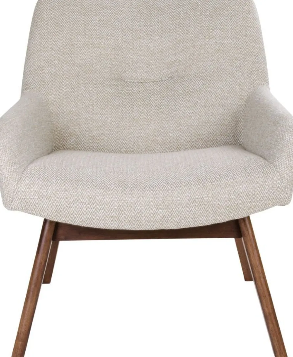 London Fåtölj - Sand/valnöt