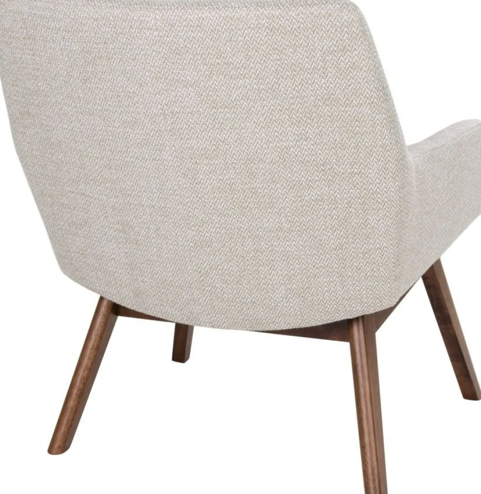 London Fåtölj - Sand/valnöt