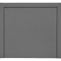 London sänggavel med nitar 140 x 95 cm - Varm ljusgrå