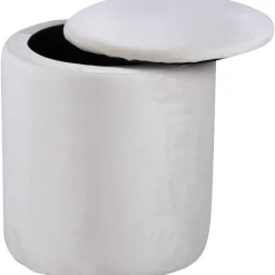 Lotten sittpuff - Beige sammet