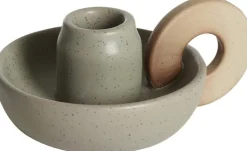 Lottis ljusstake 13 x 10 x 6 cm - Grön