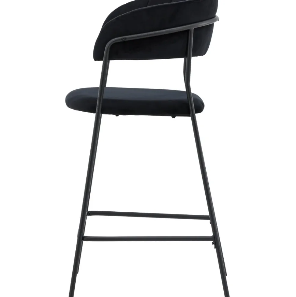Lui barstol - Svart sammet
