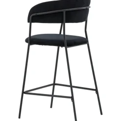 Lui barstol - Svart sammet